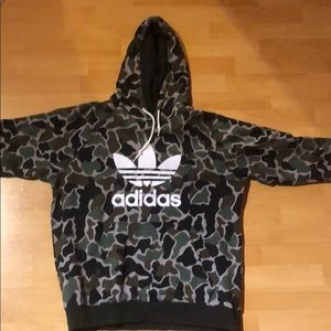 Adidas Camouflage Pullover Hoodie